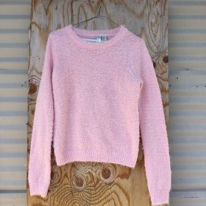 Forever 21 Fuzzy Pink Sweater (M)